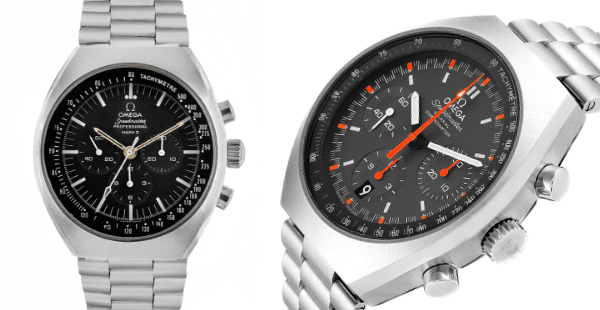 Vintage Omega Speedmaster Professional Mark II ref 145.014 and Omega Speedmaster Mark II Chrono Watch 