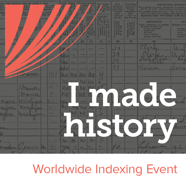 Worldwide Indexing Event Badge