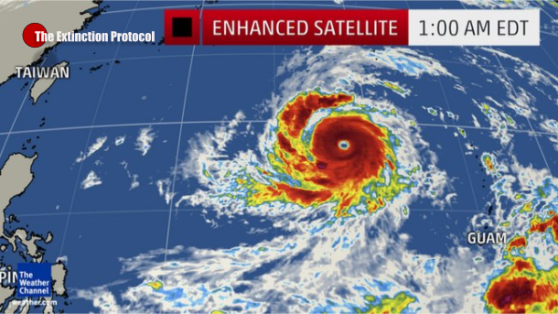 Dangerous: Super Typhoon Soudelor intensifies as the strongest storm of 2015, wind gusts 220 mph Soudelor-cyclone