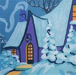 Deco Twilight Snow Storybook Cottage Series - Posted on Friday, November 21, 2014 by Alida Akers