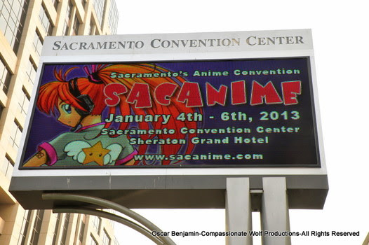 Sacramento Convention Center Marquee.  Photo by Oscar Benjamin.