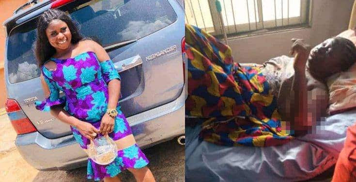 Lady dies after getting burnt while answering a phone call close to a gas canister