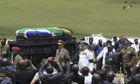 Nelson Mandela funeral procession