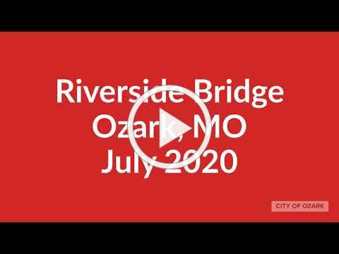 Riverside Bridge, Ozark MO Drone Footage