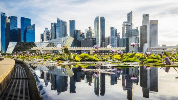Derechos de autor de la imagen GETTY IMAGES Image caption Gran parte de la limpieza que puede apreciarse en Singapur se debe a las altas multas que el gobierno impone a quienes tiran basura.
