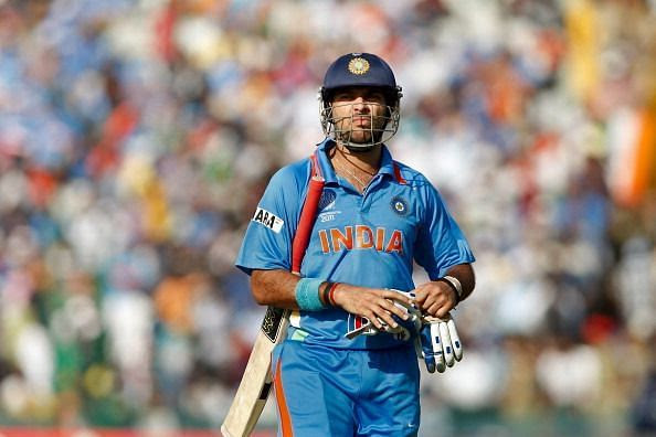 Yuvraj Singh completely lost his form after the 2011 World cup due to cancer