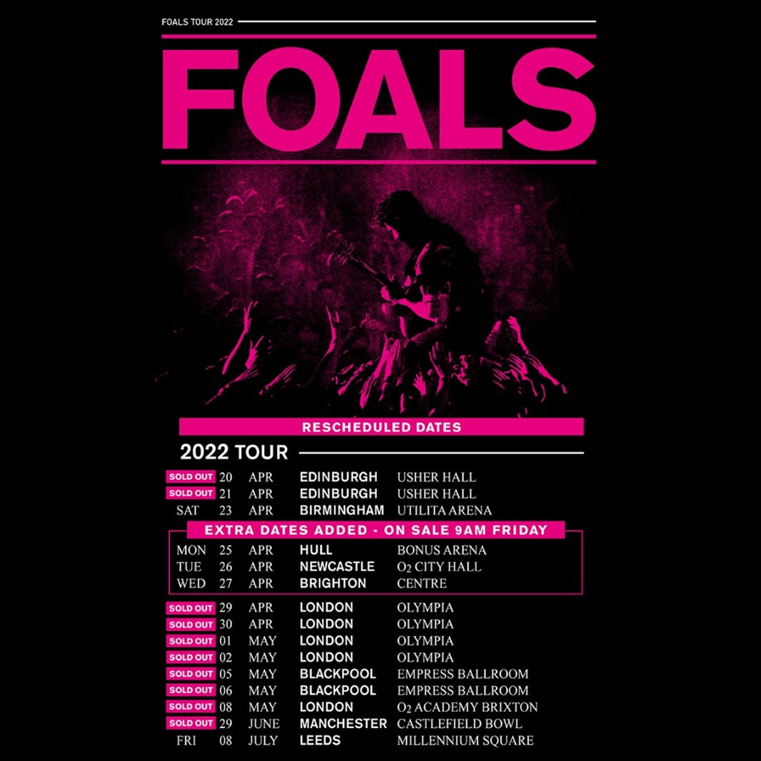 foals tour dates uk