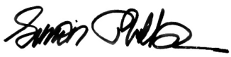 Simon Philbin Signature