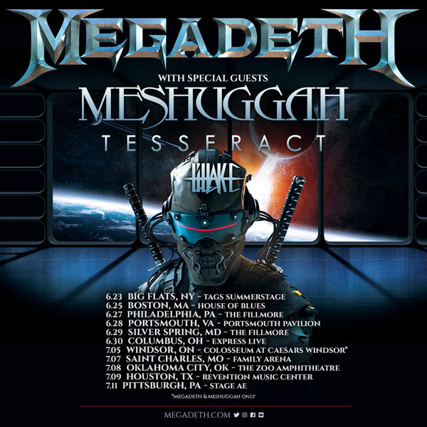 Megadeth Summer Tour