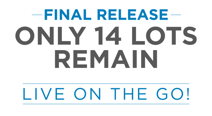 Final Release Only 14 Lots Remain