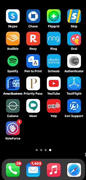 Volunteers use VoteForce to respond to voters' questions.