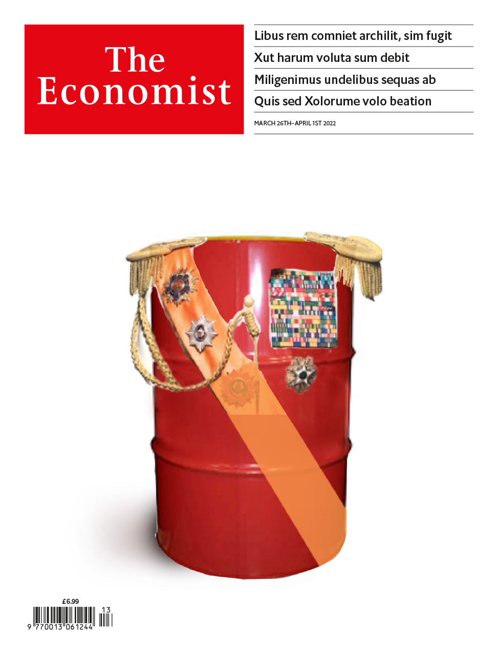 The Economist Magazine Cover For 3262022 Ohaman171