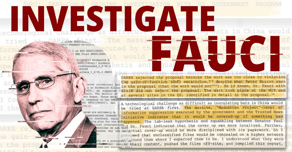 Take Action Now: Tell Your Elected Officials to Investigate Fauci! D5a145f3-56ef-4bcf-83a2-2d0743e18b47