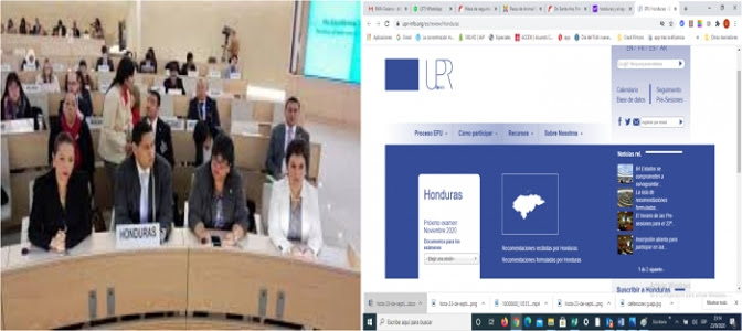 Honduras estará en el banquillo el 13 de noviembre próximo para ser evaluado por el Consejo de Derechos Humanos de la ONU
