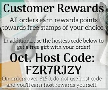 Stampin Up Hostess Rewards Customer Loyalty Free Gift With Order
