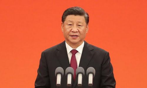 Ông Tập phát biểu trong lễ trao huân chương tại Bắc Kinh hôm 29/9. Ảnh: Xinhua.