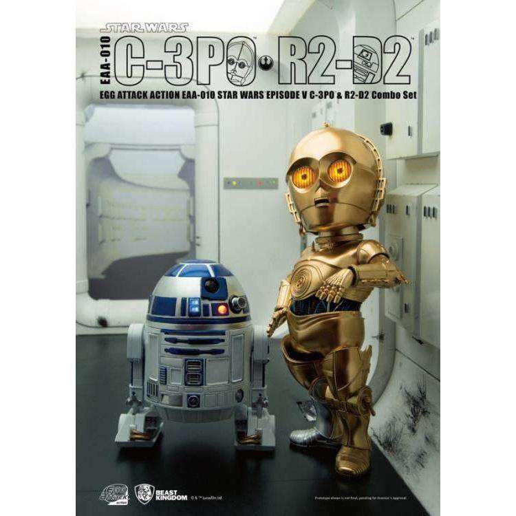 Image of Star Wars Egg Attack Action EAA-010 C-3PO & R2-D2 (Empire Strikes Back)