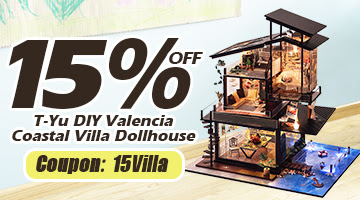 15% Off for Valencia Coastal Villa Dollhouse