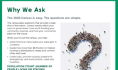 U.S. Census Bureau's Why We Ask factsheet