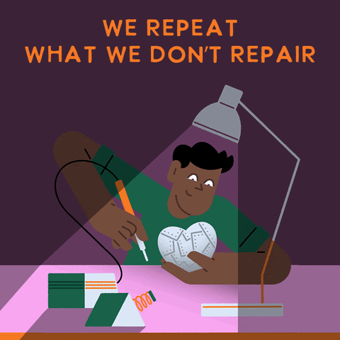 We repeat what we don't repair GIF