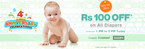Flat Rs.100 OFF on All Diapers