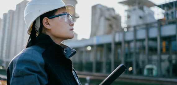 Female Building Inspector