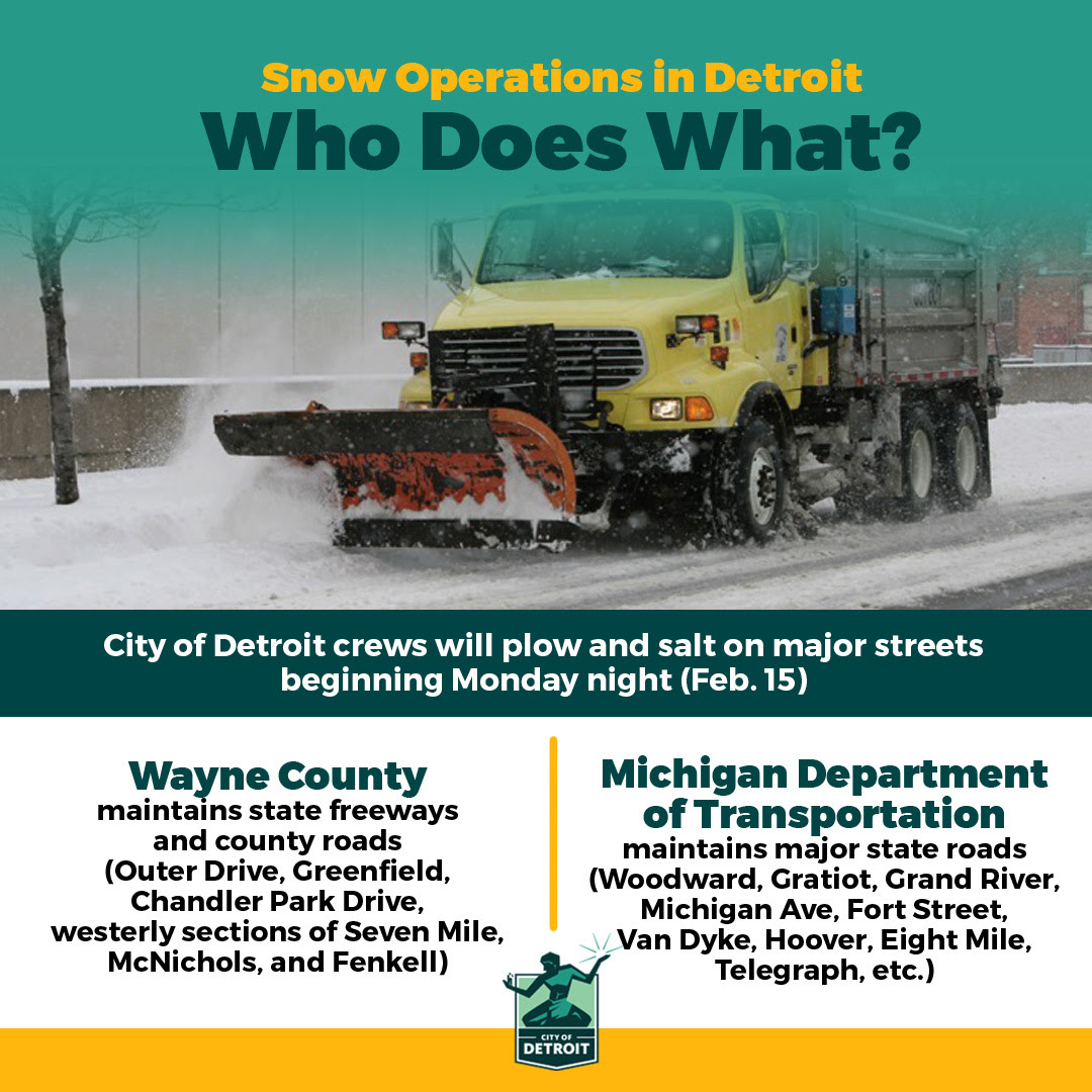 Snow Operations in Detroit