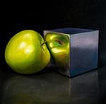 Green Apple Cube Reflection - Posted on Tuesday, March 17, 2015 by Lauren Pretorius