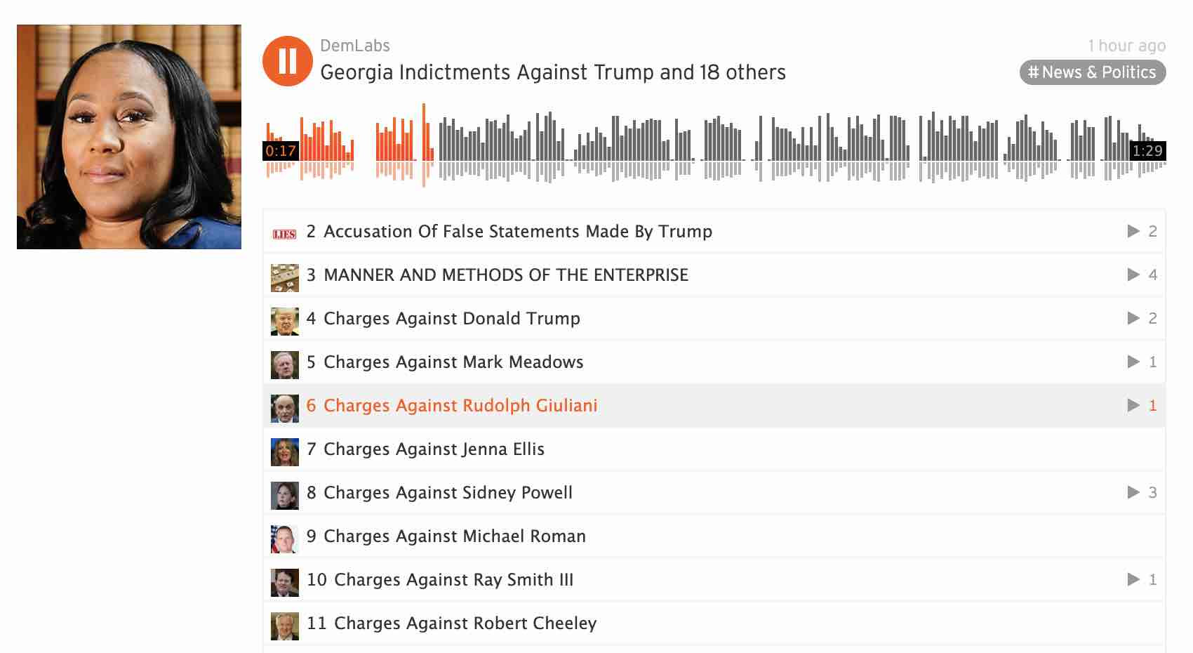 Use audio files to make the facts easier to understand.