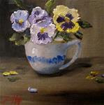 Cup of Pansies - Posted on Thursday, January 15, 2015 by Delilah Smith