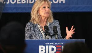 Jill Biden Booed On Stage At Brad Paisley Concert: ”You’re Booing Yourselves!”