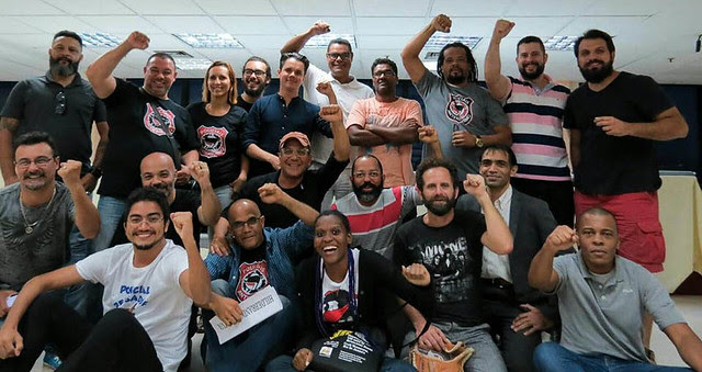Participantes do seminário organizado pelos Policiais Antifascismo, no Rio de Janeiro - Créditos: Divulgação | Policiais Antifascismo