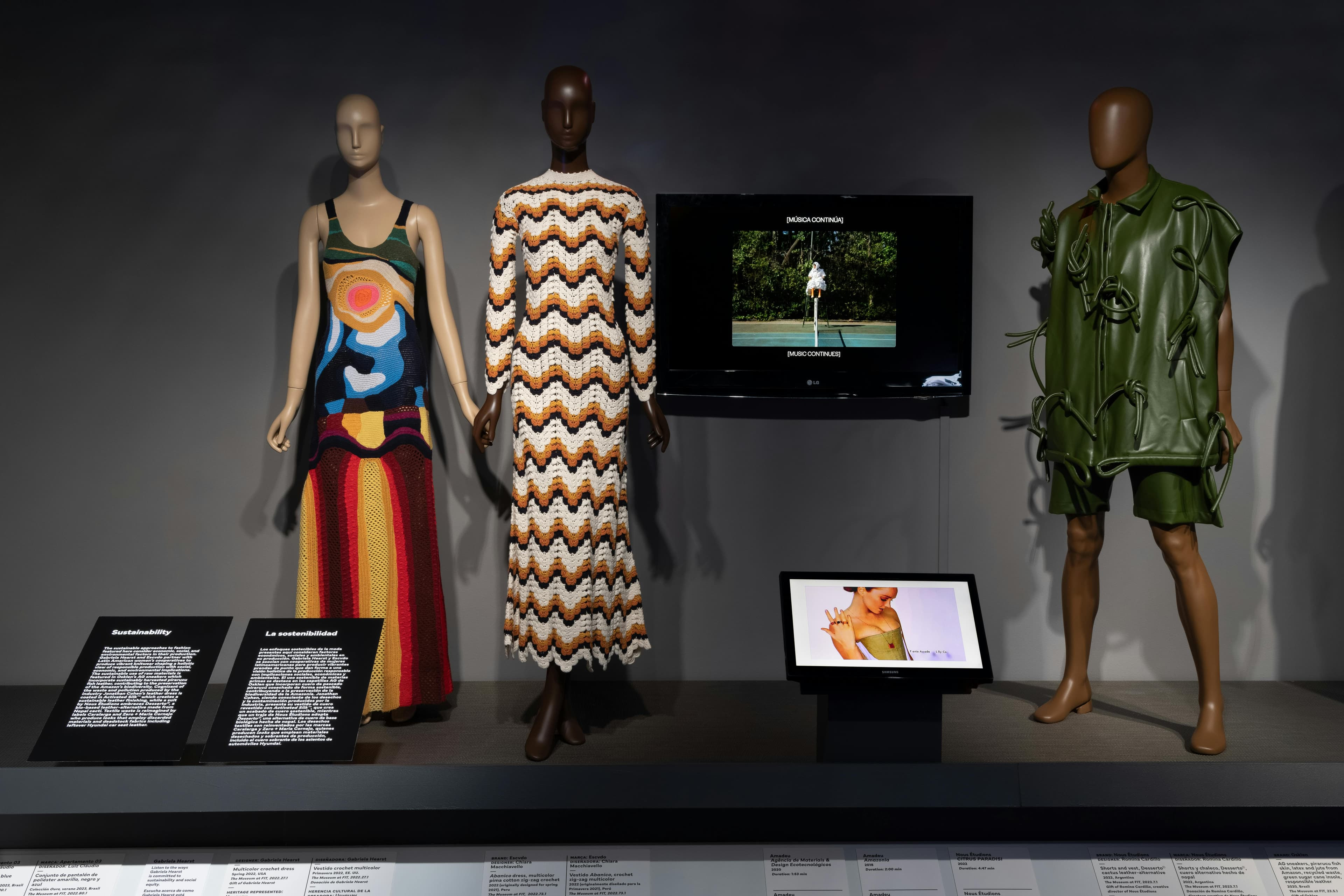 ¡moda hoy! latin american and latinx fashion design today exhibition installation fashion & textile history gallery the museum at fit