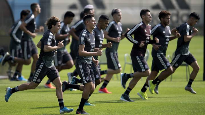 La Selección Mexicana cumplió su primer entrenamiento en el CAR ...