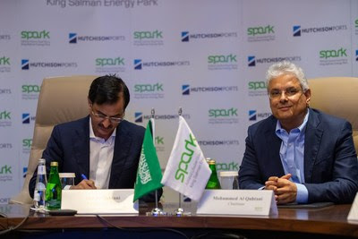 Mr. Mohammed Y. Al-Qahtani (right), Chairman of SPARK and Mr. Saif Al Qahtani (left), SPARK President and CEO attended the online signing ceremony
