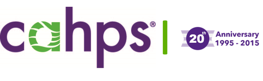 Consumer Assessment of Healthcare Providers and Systems (CAHPS) 20th Anniversary Logo Consumer Assessment of Healthcare Providers and Systems (CAHPS) 20th Anniversary Logo