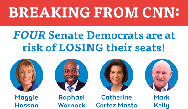 Breaking from CNN: Four Senate Democrats are at risk of losing their seats