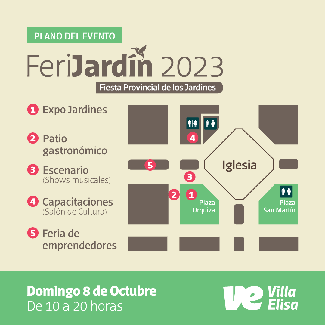 Ferijardín 2023 contará con distintos sectores para recorrer