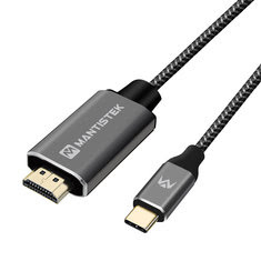 Mantistek® TH1 4K@60Hz Type-C To HDMI 2.0 Video Cable