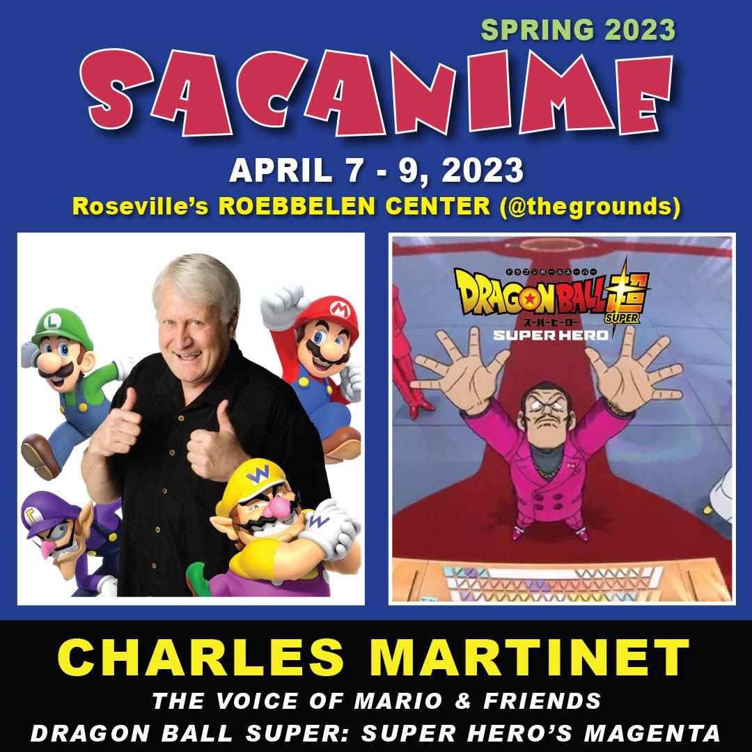 Roger Craig Smith and the cast of Sonic Frontiers at SacAnime Spring