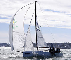 J/70 sailing Cowes 2015