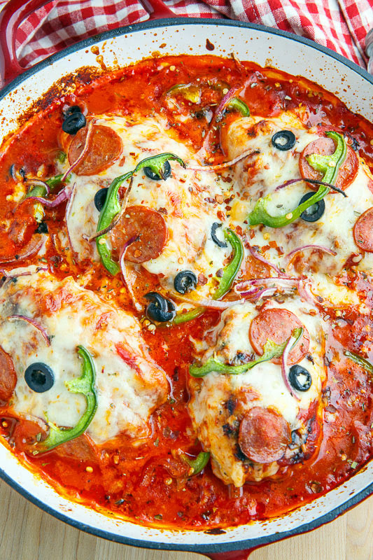 Pizza Stuffed Chicken