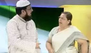 Video from India: On TV show, Muslim cleric physically assaults female guest, a Supreme Court lawyer