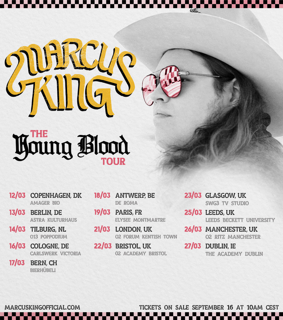 marcus king tour dates 2023