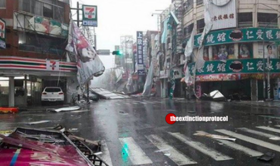 3 Dead, over 100 injured after Typhoon Nepartak clobbers Taiwan streets – ‘look like a bomb has gone Typhoon-n