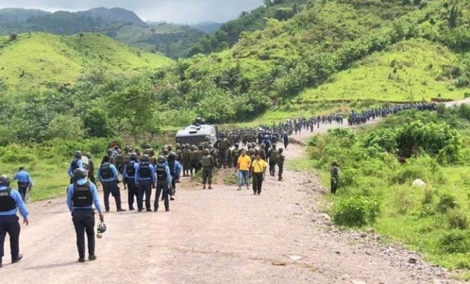 Juego macabro entre minera, gobierno y cuerpos represivos entrará en acción en Guapinol