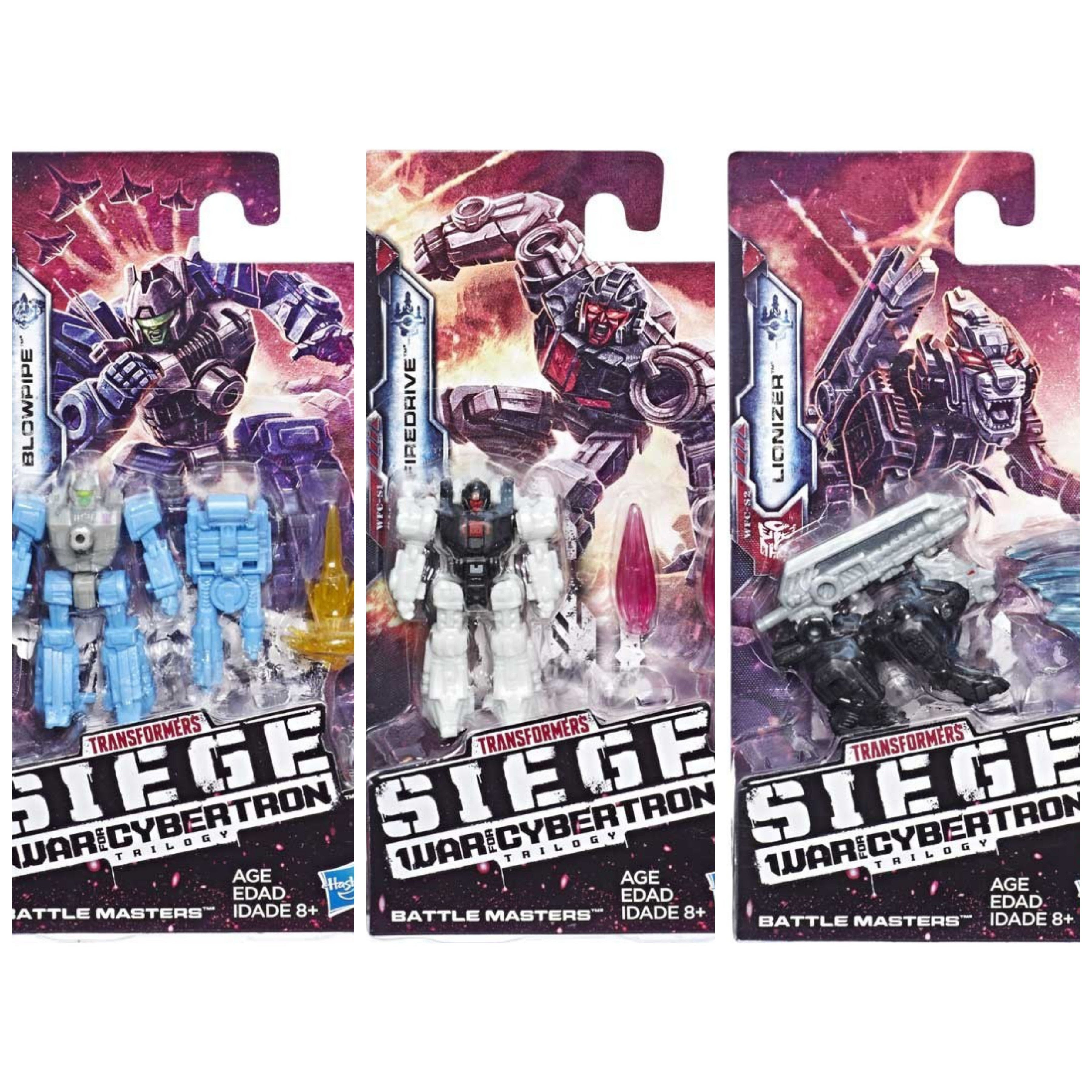 Image of Transformers: Generations - War For Cybertron Siege Battlemasters Wave 1 - Complete Set of 3