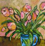 Gold and pink - Posted on Friday, March 20, 2015 by Jean Delaney