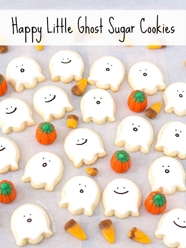 Little Ghost Sugar Cookies