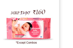 Buy Baby Diapers & Get Rs 30 OFF* on Johnson & Johnson Baby Skincare Wipes
